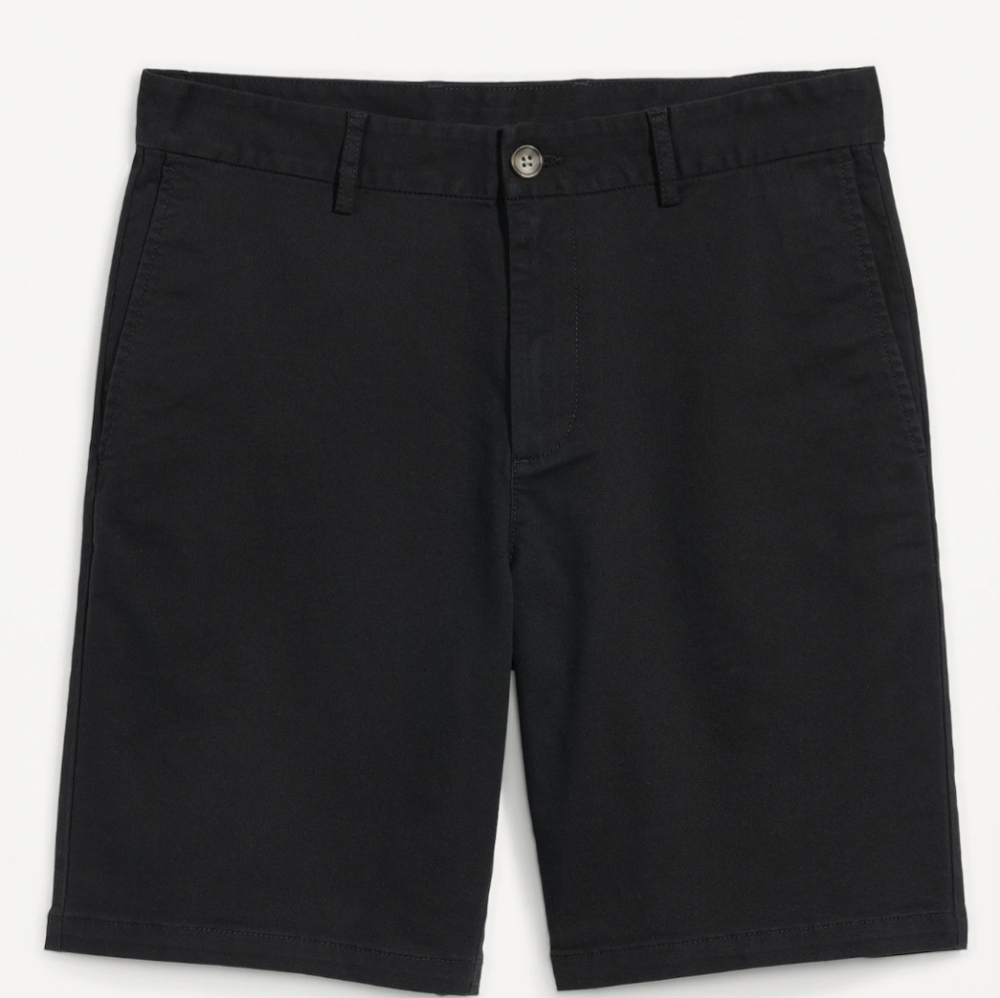3 pair Slim Built-In Flex Rotation Chino Shorts for Men -- 9-inch inseam